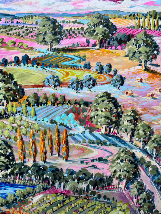 Cathy Usatoff - Rolling Hills of Red Hill
