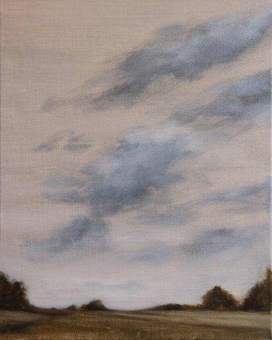 Jessica Olpp - Paysage au ciel rose