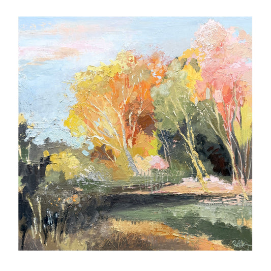 Rachel Melchers - The Trees Glow Pink and Gold