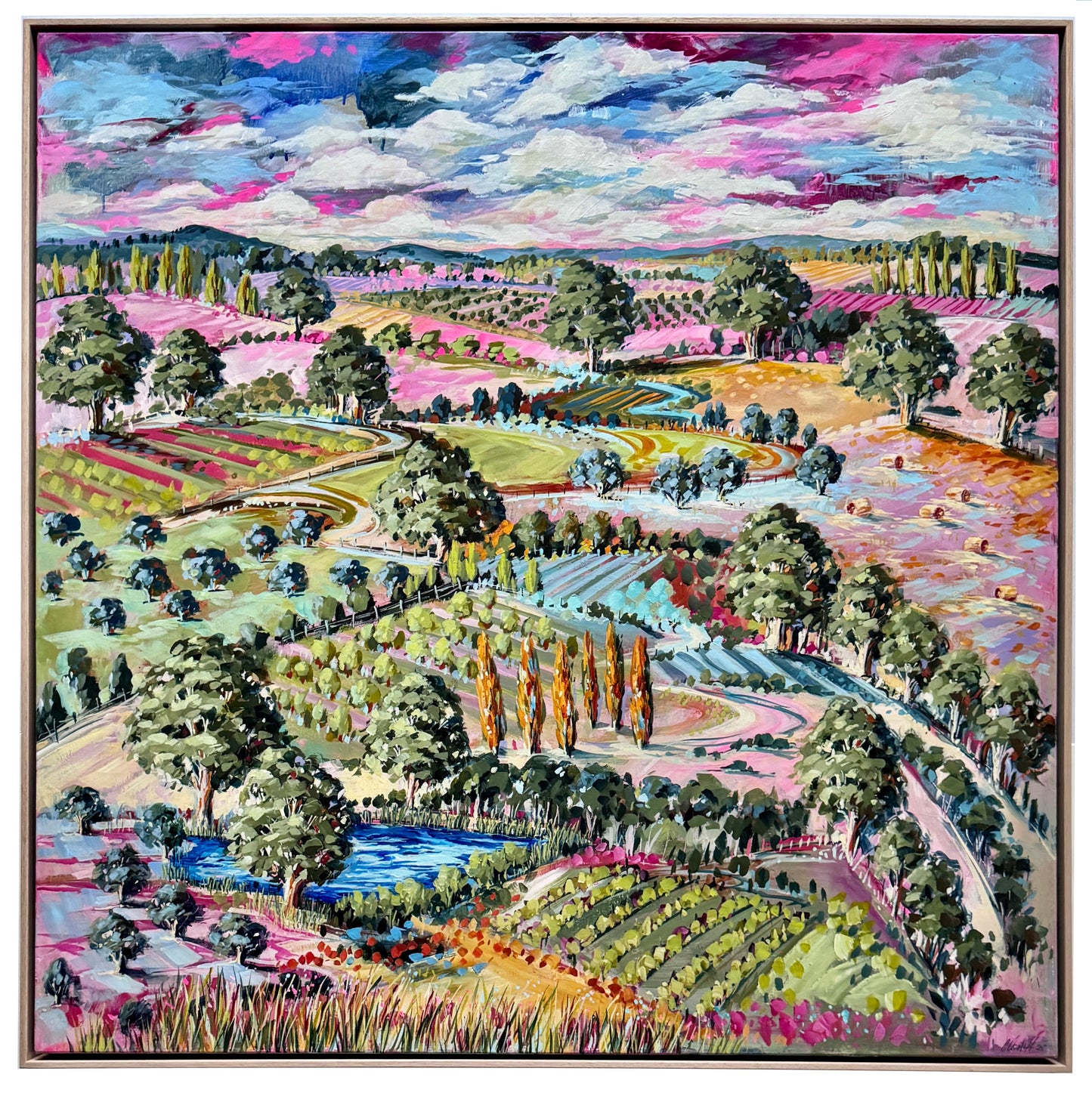 Cathy Usatoff - Rolling Hills of Red Hill