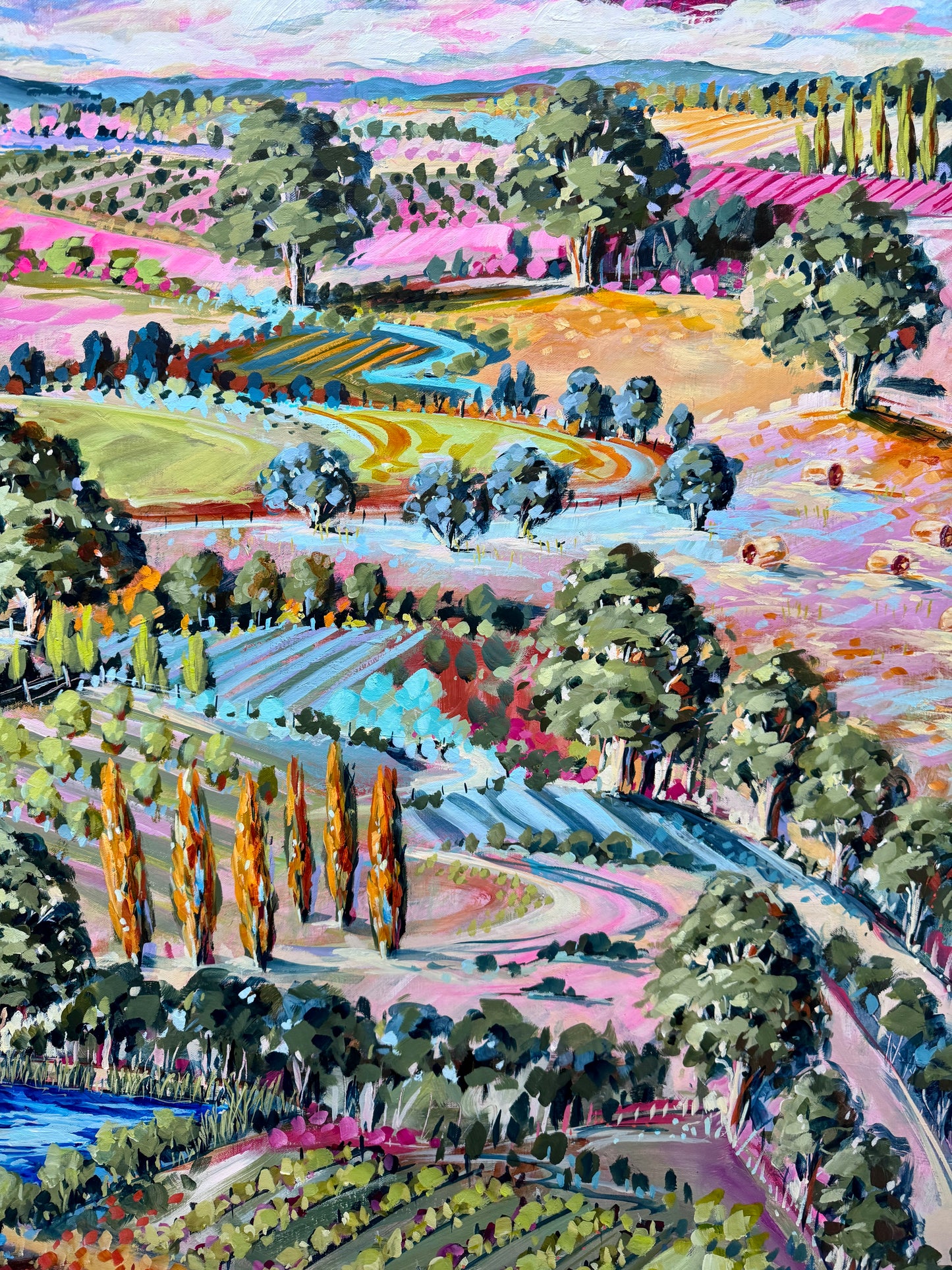 Cathy Usatoff - Rolling Hills of Red Hill